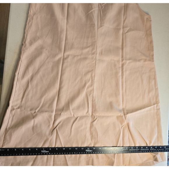 Shein Sleeveless Cardigan Women's 0XL Beige One Button Closure Long Length - Picture 11 of 16